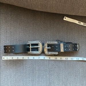 Zara Double Buckle Waist Belt